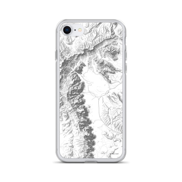 Custom Red Rock Canyon Nevada Map iPhone SE Phone Case in Classic