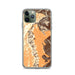 Custom Red Rock Canyon Nevada Map Phone Case in Ember