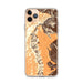 Custom Red Rock Canyon Nevada Map Phone Case in Ember