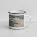 Right View Custom Red Wing Minnesota Map Enamel Mug in Afternoon