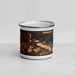 Front View Custom Red Wing Minnesota Map Enamel Mug in Ember