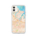 Custom Redwood City California Map Phone Case in Watercolor