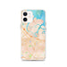 Custom Redwood City California Map iPhone 12 Phone Case in Watercolor