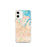 Custom Redwood City California Map iPhone 12 mini Phone Case in Watercolor