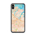 Custom Redwood City California Map Phone Case in Watercolor