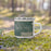 Right View Custom Redwood Falls Minnesota Map Enamel Mug in Afternoon on Grass With Trees in Background