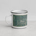 Left View Custom Redwood Falls Minnesota Map Enamel Mug in Afternoon