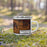 Right View Custom Redwood Falls Minnesota Map Enamel Mug in Ember on Grass With Trees in Background