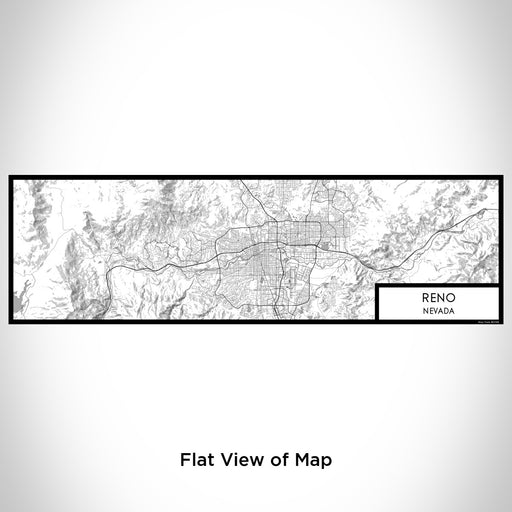Flat View of Map Custom Reno Nevada Map Enamel Mug in Classic
