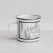 Left View Custom Reno Nevada Map Enamel Mug in Classic