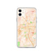 Custom Reno Nevada Map Phone Case in Watercolor