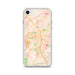Custom Reno Nevada Map iPhone SE Phone Case in Watercolor