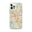 Custom Reno Nevada Map iPhone 12 Pro Max Phone Case in Woodblock