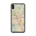 Custom Reno Nevada Map Phone Case in Woodblock