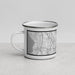 Left View Custom Renton Washington Map Enamel Mug in Classic