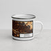 Right View Custom Renton Washington Map Enamel Mug in Ember