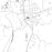 Rhinebeck New York Map Print in Classic Style Zoomed In Close Up Showing Details