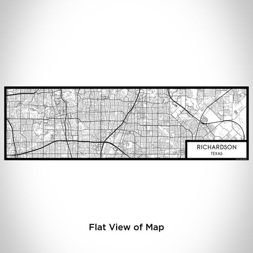 Flat View of Map Custom Richardson Texas Map Enamel Mug in Classic