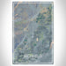 Richfield Utah Map Print Portrait Orientation in Afternoon Style With Shaded Background