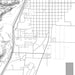 Richfield Utah Map Print in Classic Style Zoomed In Close Up Showing Details