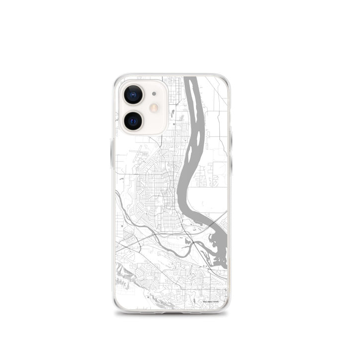 Custom iPhone 12 mini Richland Washington Map Phone Case in Classic