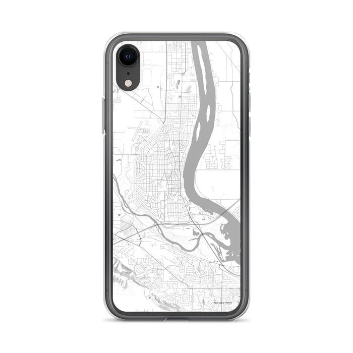 Custom iPhone XR Richland Washington Map Phone Case in Classic
