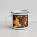 Left View Custom Richland Washington Map Enamel Mug in Ember