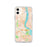 Custom iPhone 11 Richland Washington Map Phone Case in Watercolor
