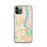 Custom iPhone 11 Pro Richland Washington Map Phone Case in Watercolor