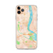 Custom iPhone 11 Pro Max Richland Washington Map Phone Case in Watercolor
