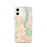 Custom iPhone 12 Richland Washington Map Phone Case in Watercolor