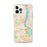 Custom iPhone 12 Pro Max Richland Washington Map Phone Case in Watercolor