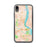 Custom iPhone XR Richland Washington Map Phone Case in Watercolor