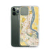 Custom Richland Washington Map Phone Case in Woodblock