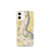 Custom iPhone 12 mini Richland Washington Map Phone Case in Woodblock