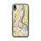 Custom iPhone XR Richland Washington Map Phone Case in Woodblock