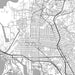 Richmond California Map Print in Classic Style Zoomed In Close Up Showing Details