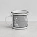 Left View Custom Richmond California Map Enamel Mug in Classic