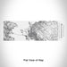 Rendered View of Richmond California Map Engraving on 10oz Stainless Steel Insulated Cup with Sliding Lid in White