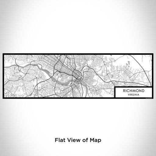 Flat View of Map Custom Richmond Virginia Map Enamel Mug in Classic