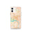 Custom Richmond Virginia Map iPhone 12 mini Phone Case in Watercolor