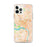 Custom Richmond Virginia Map iPhone 12 Pro Max Phone Case in Watercolor