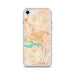 Custom Richmond Virginia Map iPhone SE Phone Case in Watercolor