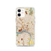 Custom Richmond Virginia Map iPhone 12 Phone Case in Woodblock