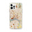 Custom Richmond Virginia Map iPhone 12 Pro Max Phone Case in Woodblock