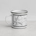 Left View Custom Ridgefield Connecticut Map Enamel Mug in Classic