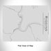 Rendered View of Riggins Idaho Map Engraving on 20oz Stainless Steel Insulated Bottle with Bamboo Top