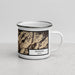 Right View Custom Riggins Idaho Map Enamel Mug in Ember