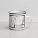Right View Custom Rio Rancho New Mexico Map Enamel Mug in Classic
