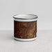 Front View Custom Rio Rancho New Mexico Map Enamel Mug in Ember